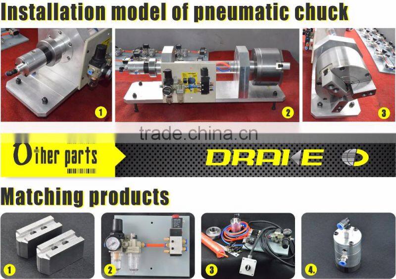 Standard 2 Jaw Union Chuck Air Chuck Built in with Cylinder