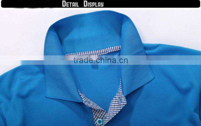 2016 Wholesale Mens Lapel Collar Slim Fit Short Sleeve Men's Fashion Casual T Shirt