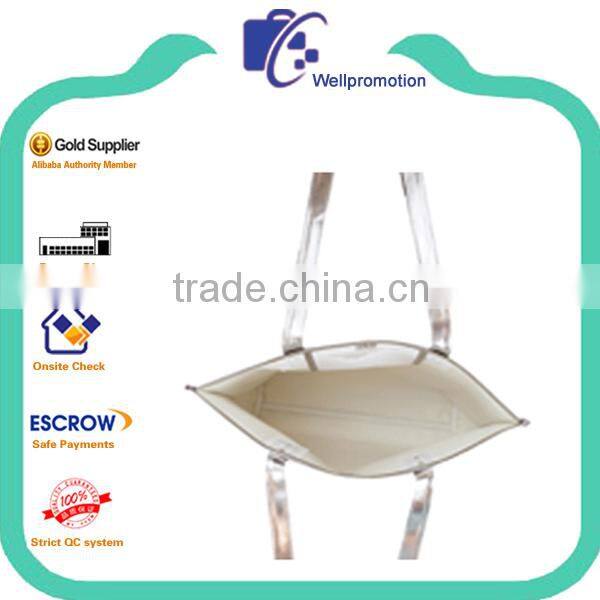 Wellpromotion branded design Shinny satin weekend tote bag