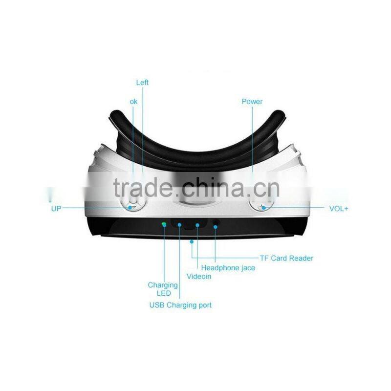 CE rohs 5.5inch 3d all in one VR glasses Virtual reality BOX vr headset VR Heads set VR head case