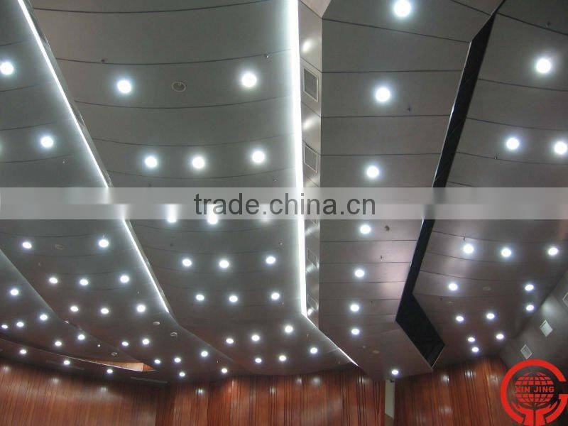 Aluminum interior ceiling /building suspened decoration tiles