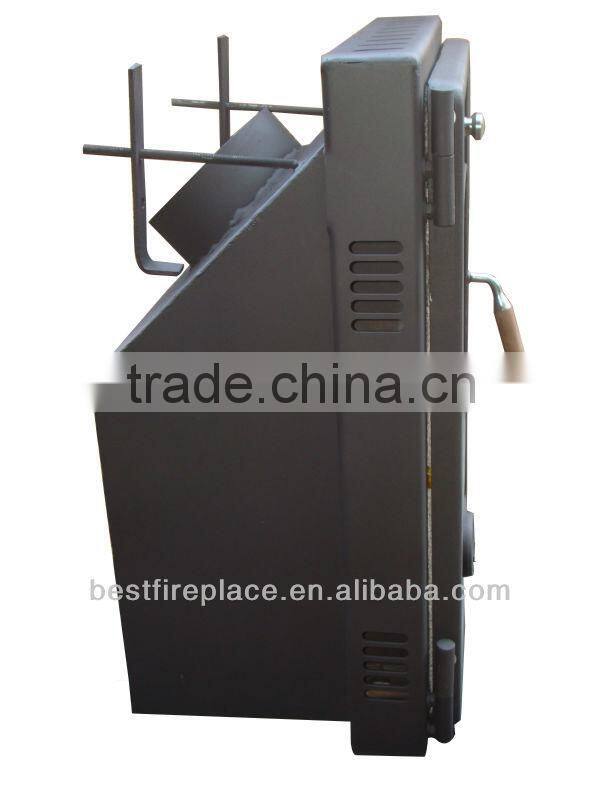 cast iron insert wood coalburning fireplace