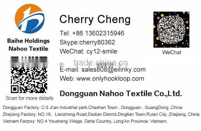 Colorful back to back hook loop, custom hook and loop double sided tape, adjustable back to back hook loop
