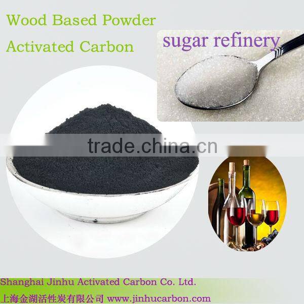 Activated carbon for fluorescent whitening agent& glycerol decoloration