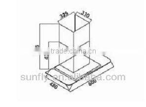 Pacific range hood with CE, RoHS