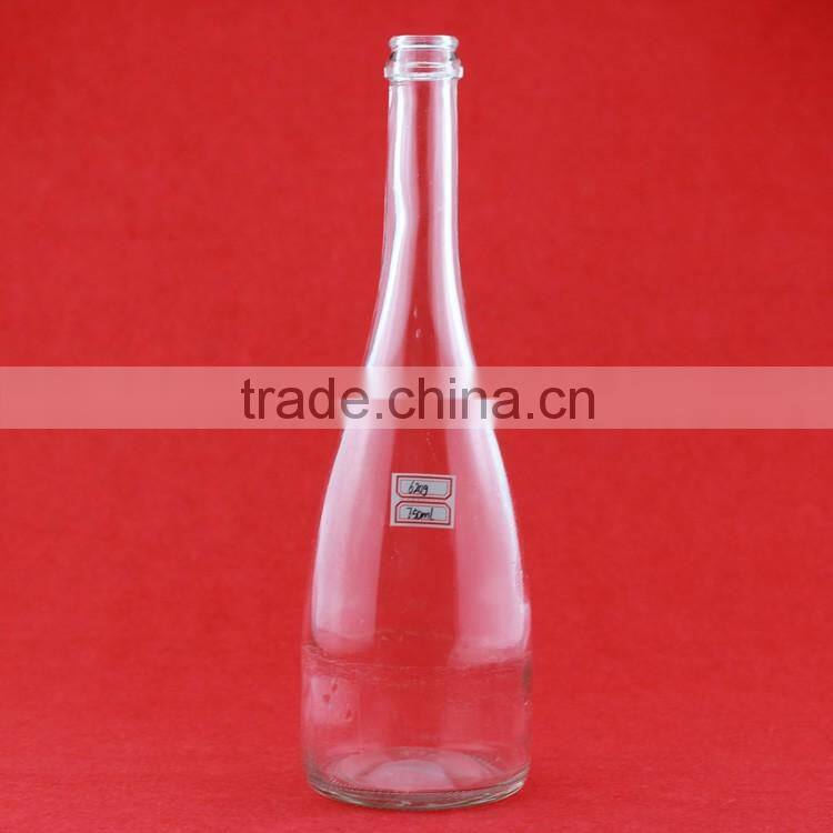 New design gold liquor bottle screen painting bottle apple liquid bottle