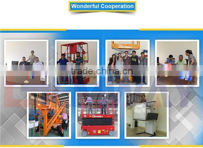 14m Movable hydraulic manual scissor lift price