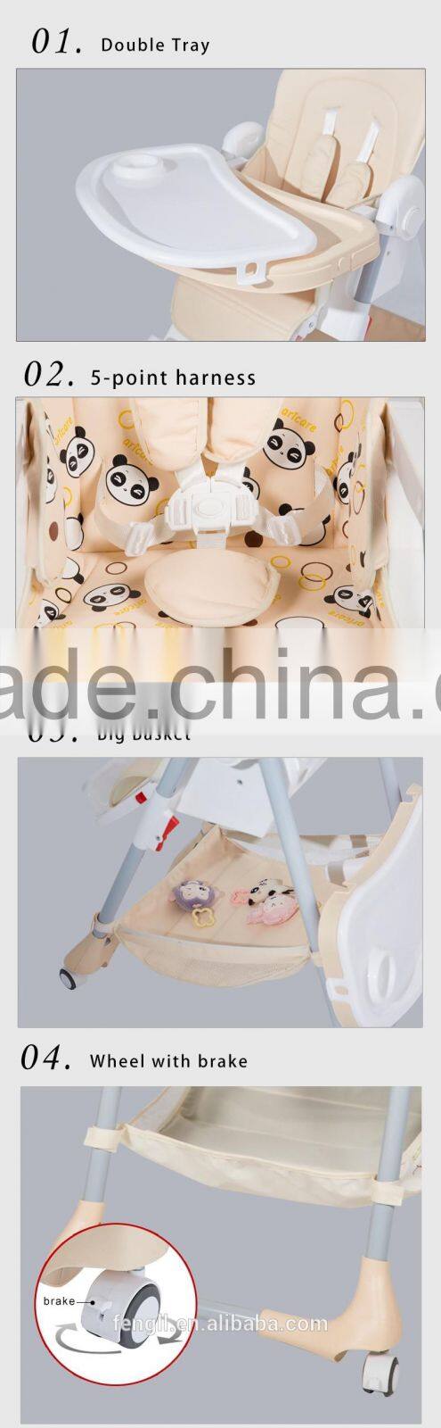 Baby High Chair Steel Tube Folding Chair