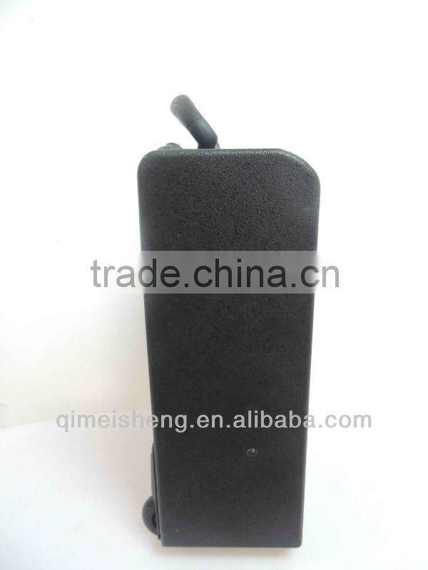 Double 6" subwoofer portable speaker with USB/SD/FM/Wireless Mic/Guitar input/Remote control