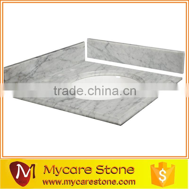 Italy white carrara marble wholesales vanity top