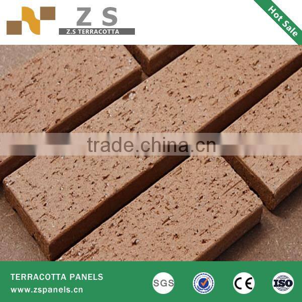 Terracotta tile panel clay brick Curtain Wall Bricks brick Restore Decorative Brick Wall Tile