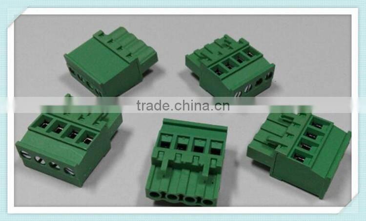 4-way Terminal Block XS2ESDT 300V 15A 5.0/5.08/7.62/3.81/3.5mm Pitch with UL, CE, ISO, SGS,CQC Approved