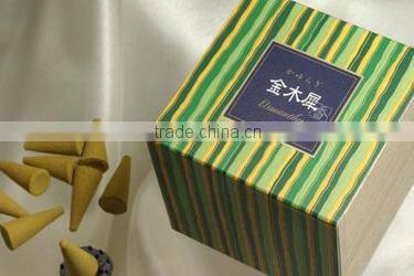 Japanese cone incense, Osmanthus, Kayuragi series, (12 cones), Nippon Kodo