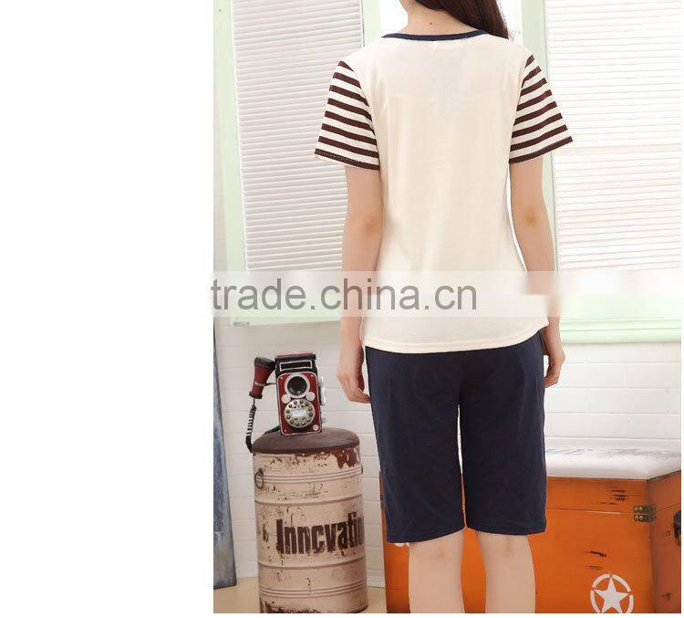 Women's cartoon cotton pajamas