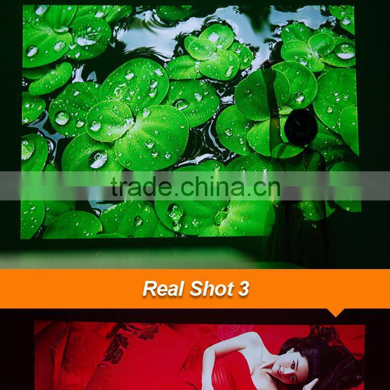 Top quality mini data show projector display ratio 1.2:1(2M for 76"), Use for Business, Education, Home projector