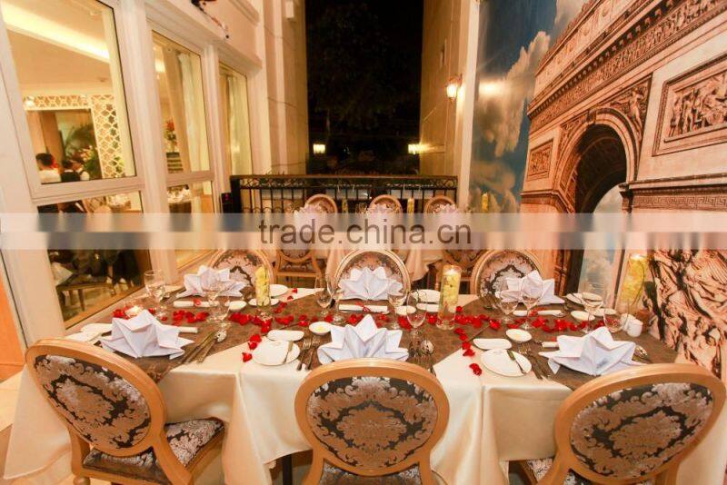 Hot sale durable aluminum stackable events chair