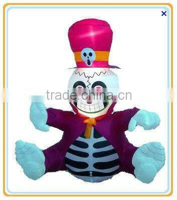Halloween Lighted Inflatable Skeleton