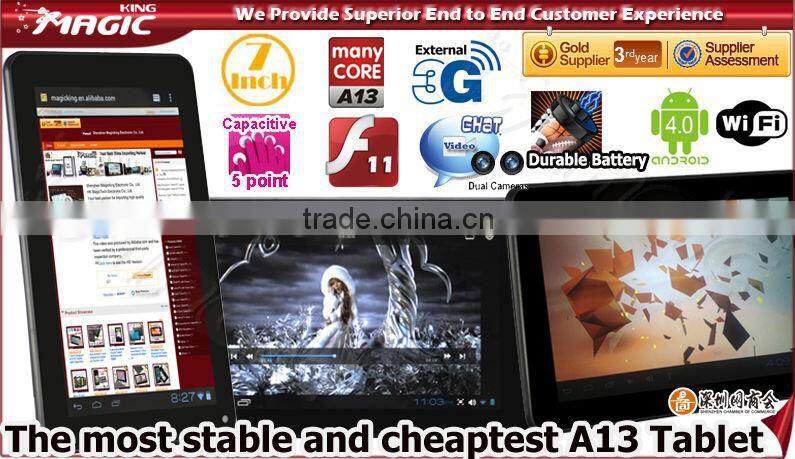 Best seller 7 inch arm cortex a13 cpu android tablet pc MID