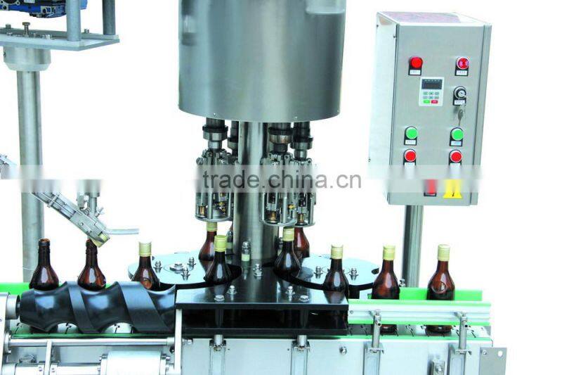 Full Automatic Rotary Capping Machine for Vinegar Bottle with Aluminum Cap