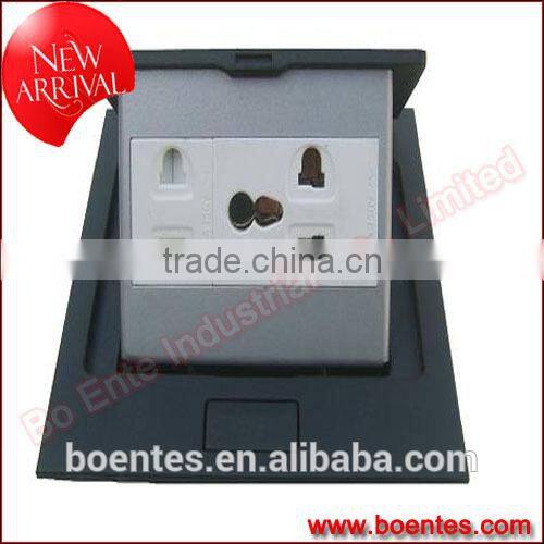 Smart Tabletop Power Plug with RJ45/Economic Pop Up Tabletop Socket Black Color