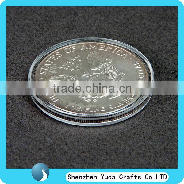 Warmly welcome to buy commemorative coin display plastic coin capsules