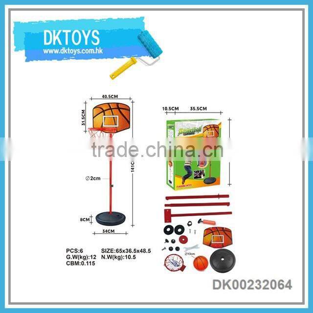 Vertical basketball toy set with iron material frame