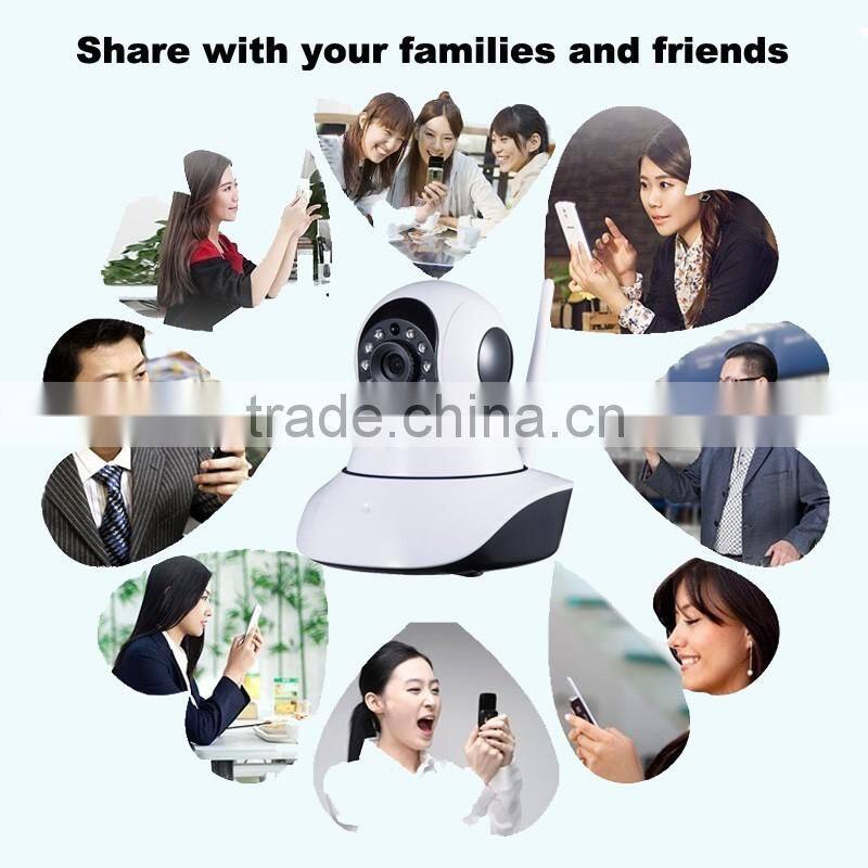 1280*720p HD 1.0mp Wifi camera , Network camera, Ip Camera, cctv Camera ,Security Camera with SD card slot