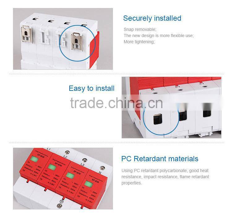 Types Of Lightning Arrester Power Strip Surge Protector(SP-B30/4)