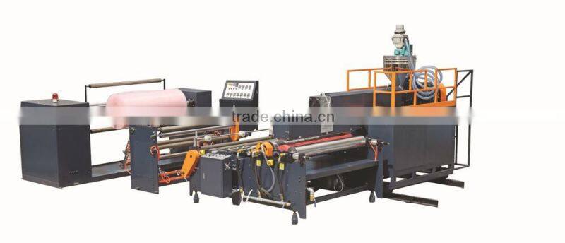 China Supply ZTECH Air Bubble Machine with semi-auto rewinder