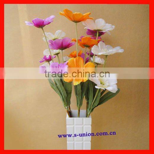 Beautiful home decorative artificial fabric flower