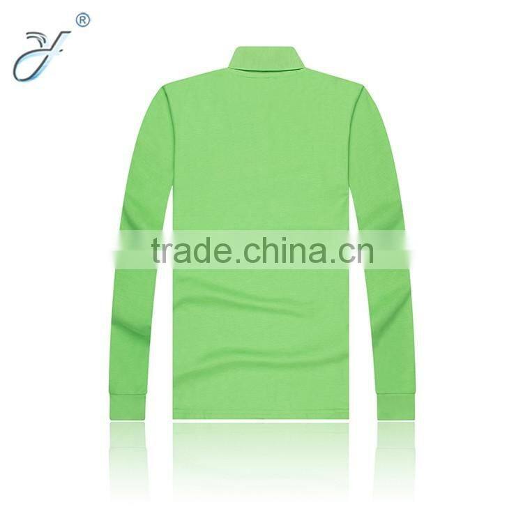 Men's Long Sleeve Undershirt Polo Collar Long Sleeve Shirt