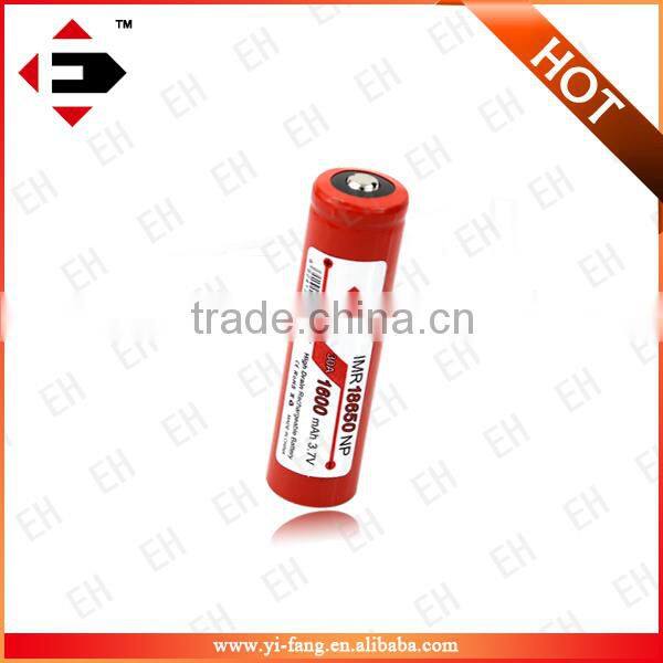EFAN vapor batteries IMR18650 LiMn 18650 30A 1600MAH big mods power battery with button top battery price