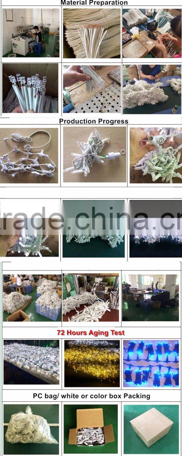 outdoor use connectable led curtain lights for christmas decorations