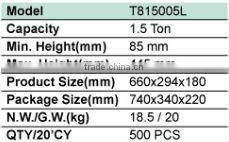 Torin BigRed 1.5 Ton Aluminum Hydraulic Floor Jack