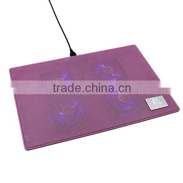 4 fans Laptop cooling pad
