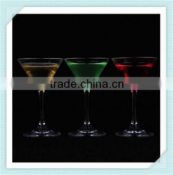 2016 wholesale cocktail glasses handmade crystal lead free cocktail cup with high quality