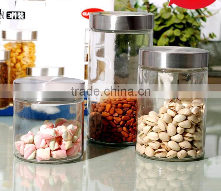 25oz giant glass jars for kitchenware