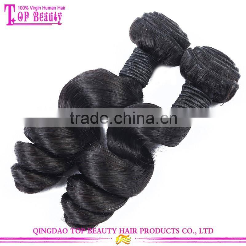 Top Quality Grade 7a Peruvian Hair Loose Wave 100% Unprocessed Virgin Human Hair Weaving