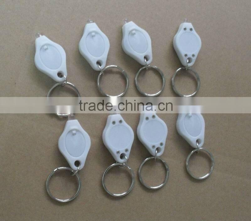 Hot sell factory direct supply promotional led light keychain