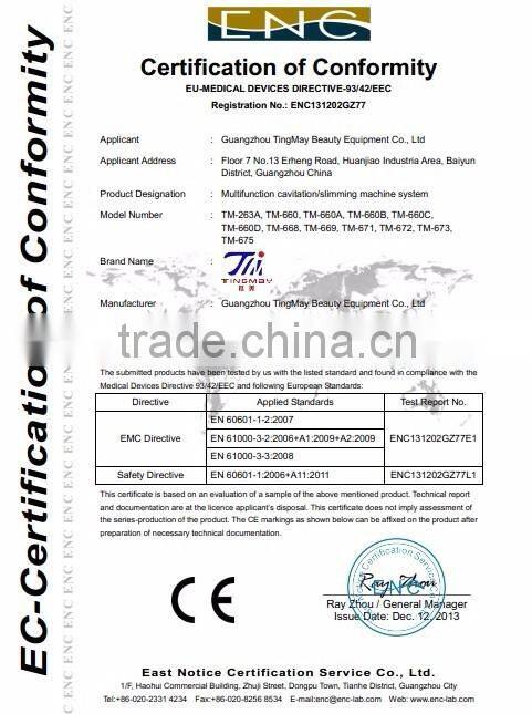 Ultrasound cavitation liposuction cellulite removal slimming machine TM-660