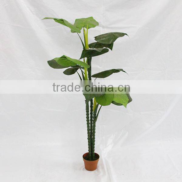 indoor fake decorative artificial taro plant tree for sale