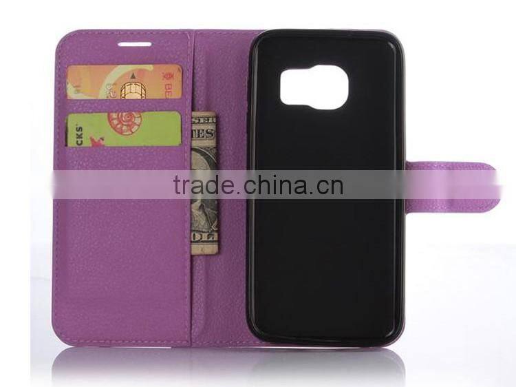 Hot Selling smart mobile phone case design s7 flip leather phone case for samsung