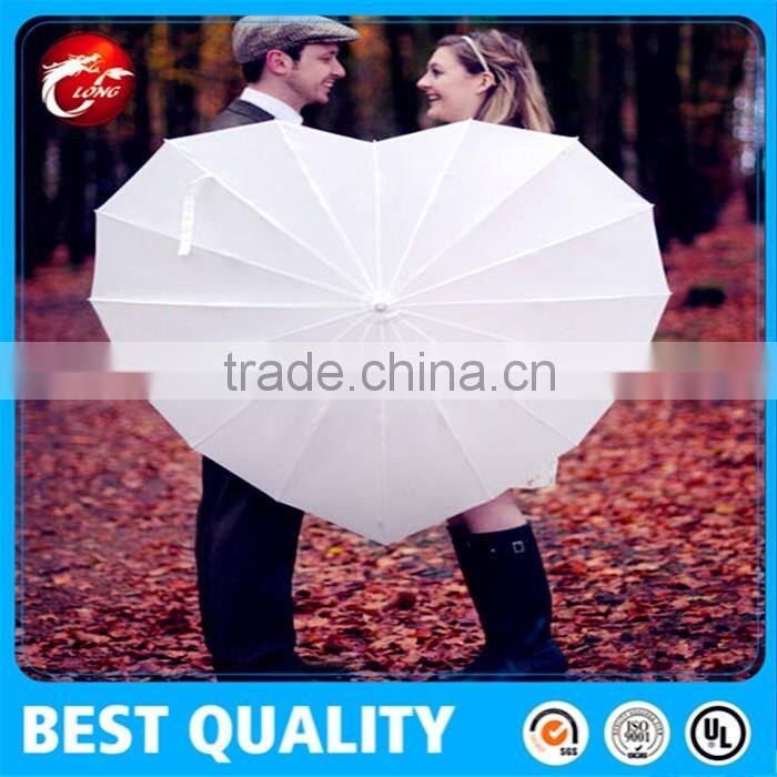 Straight umbrella, heart umbrella, Wedding umbrella for lover