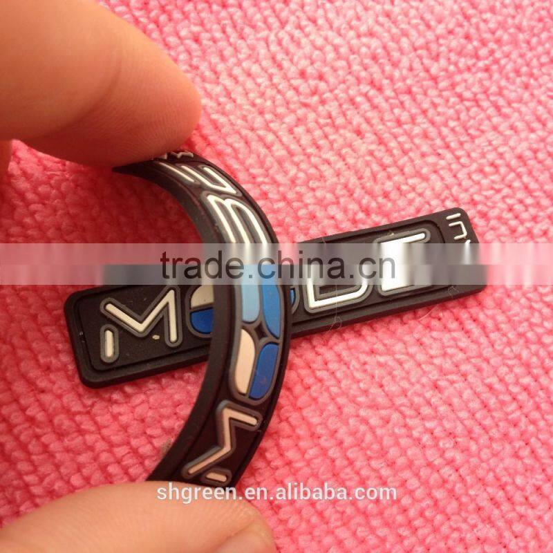 Customized diving uniform rubber patch,clothes PVC rubber label