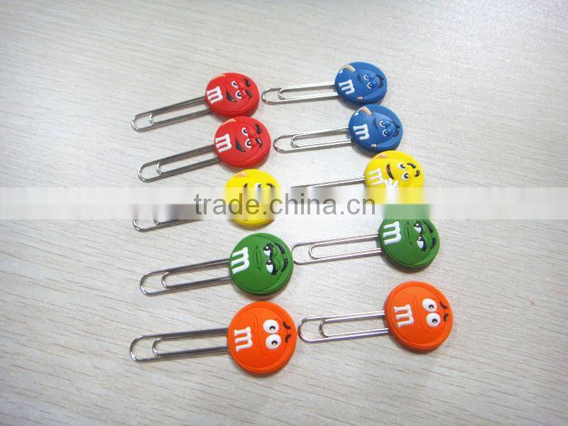 Fashion 3d Soft Pvc Book Mark