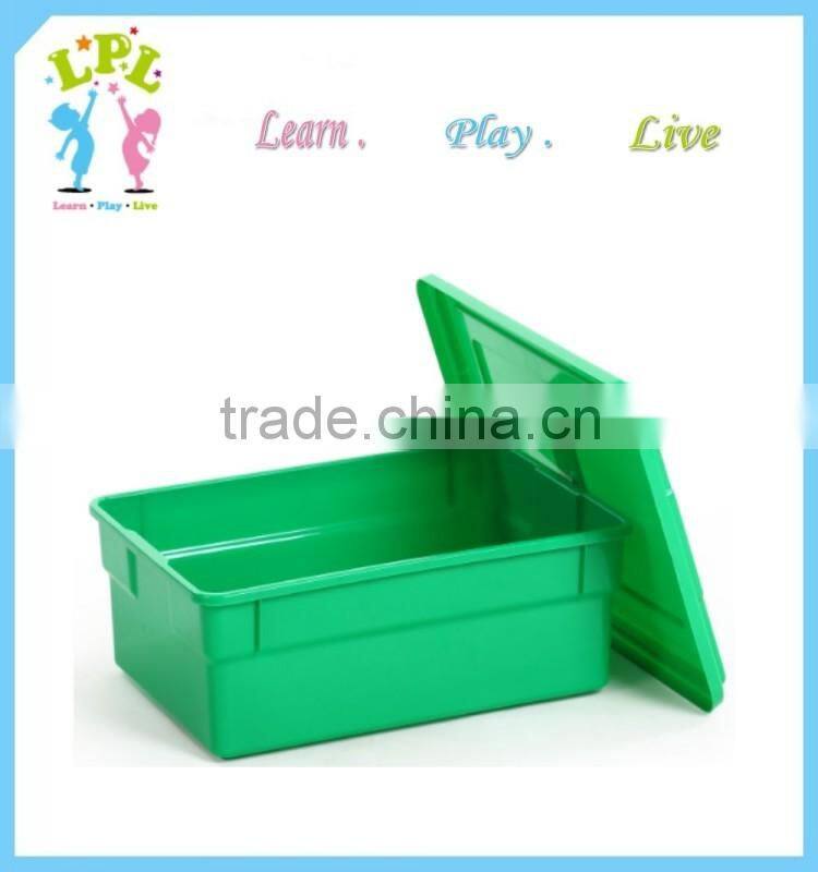 2016 high quality food grade big size toy plastic storage box with lids