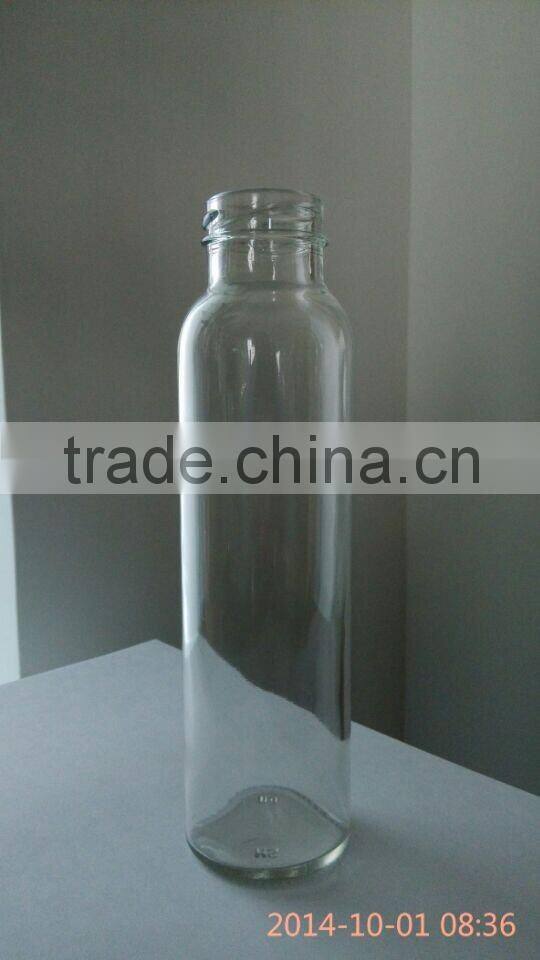 300ml flint color mineral water glass bottle