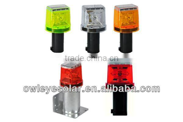Solar-powered blinker traffic signal light /Flare solar-powered warning light