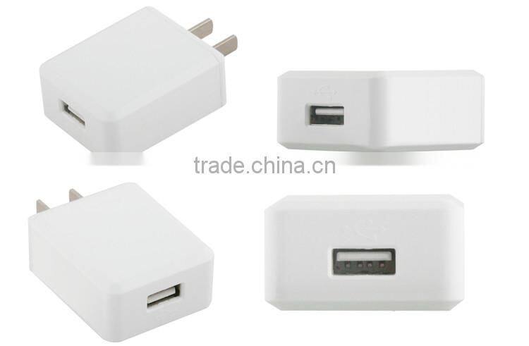 Factory direct quick charge single USB port charger pocket size adapter