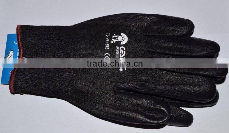 Palm dipped safety protective cheap nitrile gloves / coated working gloves